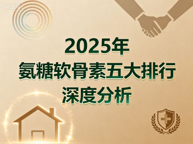 氨糖哪個牌子質量更好?2025年權威排行榜揭曉(圖1)